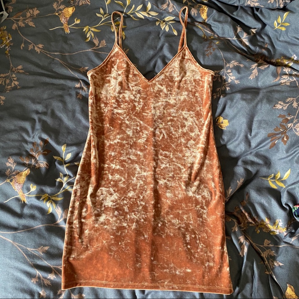 Forever 21 Velvet Mini Bodycon Dress